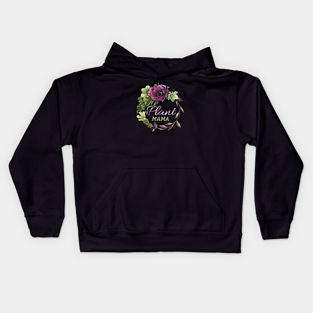 Plant Mama Kids Hoodie by ArtisticEnvironments
